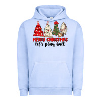 Pigment Grape Ice merry christmas let s play ball baseball Urban Hoodie - MaliasSmallBusiness