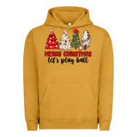 Pigment Peanut Butter merry christmas let s play ball baseball Urban Hoodie - MaliasSmallBusiness