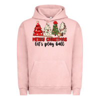 Pigment Salmon merry christmas let s play ball baseball Urban Hoodie - MaliasSmallBusiness