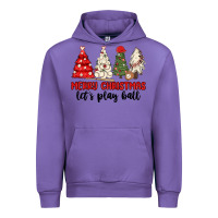 Tulip merry christmas let s play ball baseball Urban Hoodie - MaliasSmallBusiness