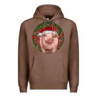 Chestnut Pig Christmas Premium Hoodie - RanaPortraitStore