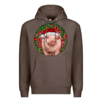 Coffee Pig Christmas Premium Hoodie - RanaPortraitStore