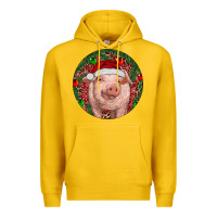 Lemon Pig Christmas Premium Hoodie - RanaPortraitStore