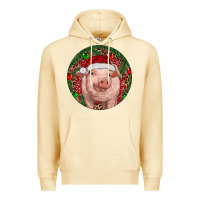Pina Colada Pig Christmas Premium Hoodie - RanaPortraitStore
