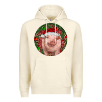 Sandshell Pig Christmas Premium Hoodie - RanaPortraitStore