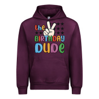 Mauve Wine the birthday dude Urban Hoodie - MaliasSmallBusiness