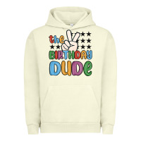 Pigment Pistachio the birthday dude Urban Hoodie - MaliasSmallBusiness