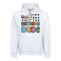 White the birthday dude Urban Hoodie - MaliasSmallBusiness