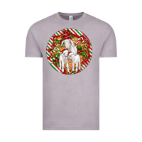 Vintage Zinc christmas goat family ornament Vintage Tee - Artiststas
