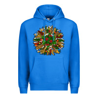 True Royal Leopard Christmas Sunflower Premium Hoodie - RanaPortraitStore