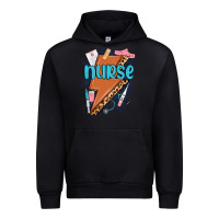 Black nurse lightning bolt Urban Hoodie - MaliasSmallBusiness
