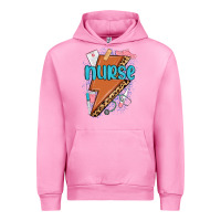 Fuchsia Pink nurse lightning bolt Urban Hoodie - MaliasSmallBusiness