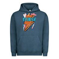 Pigment Midnight Navy nurse lightning bolt Urban Hoodie - MaliasSmallBusiness