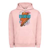 Pigment Salmon nurse lightning bolt Urban Hoodie - MaliasSmallBusiness
