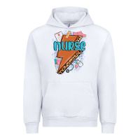 White nurse lightning bolt Urban Hoodie - MaliasSmallBusiness