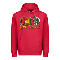 Cardinal camp fire legend with fire Premium Hoodie - texasbilliewilder