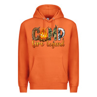 Carrot camp fire legend with fire Premium Hoodie - texasbilliewilder