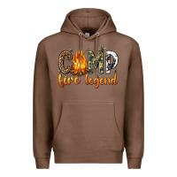 Chestnut camp fire legend with fire Premium Hoodie - texasbilliewilder