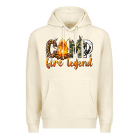 Sandshell camp fire legend with fire Premium Hoodie - texasbilliewilder