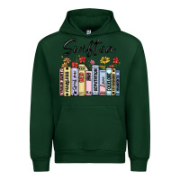 Forest Green swiftea books Urban Hoodie - MaliasSmallBusiness