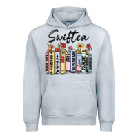 Heather Grey swiftea books Urban Hoodie - MaliasSmallBusiness