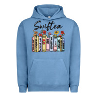 Pigment Pebble Blue swiftea books Urban Hoodie - MaliasSmallBusiness