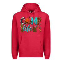 Cardinal camp life Premium Hoodie - texasbilliewilder