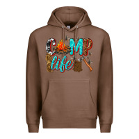 Chestnut camp life Premium Hoodie - texasbilliewilder