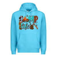 Ocean Blue camp life Premium Hoodie - texasbilliewilder