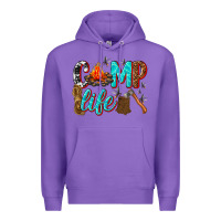 Purple camp life Premium Hoodie - texasbilliewilder