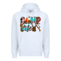 White camp life Premium Hoodie - texasbilliewilder