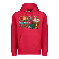 Cardinal camp life coffee with coffee cup Premium Hoodie - texasbilliewilder