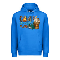 True Royal camp life coffee with coffee cup Premium Hoodie - texasbilliewilder