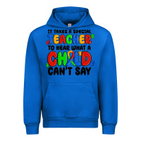 Cobalt it takes a special teacher to hear what a child ca Urban Hoodie - MaliasSmallBusiness