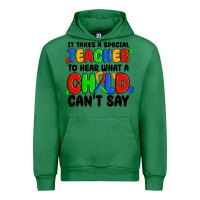 Emerald it takes a special teacher to hear what a child ca Urban Hoodie - MaliasSmallBusiness