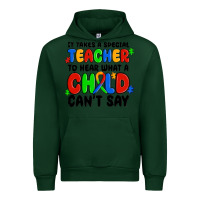 Forest Green it takes a special teacher to hear what a child ca Urban Hoodie - MaliasSmallBusiness