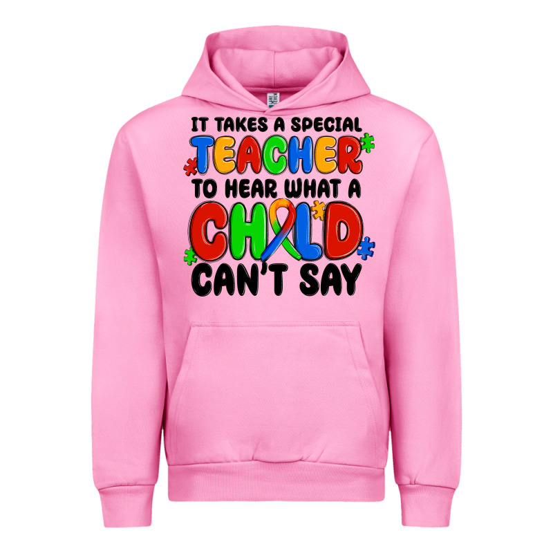 It Takes A Special Teacher To Hear What A Child Ca Urban Hoodie by MaliasSmallBusiness | Teevron