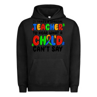 Pigment Black it takes a special teacher to hear what a child ca Urban Hoodie - MaliasSmallBusiness
