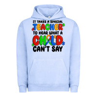 Pigment Grape Ice it takes a special teacher to hear what a child ca Urban Hoodie - MaliasSmallBusiness