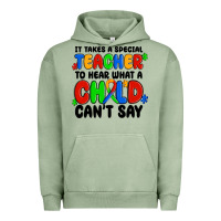 Pigment Oil Green it takes a special teacher to hear what a child ca Urban Hoodie - MaliasSmallBusiness