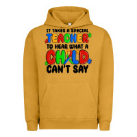 Pigment Peanut Butter it takes a special teacher to hear what a child ca Urban Hoodie - MaliasSmallBusiness