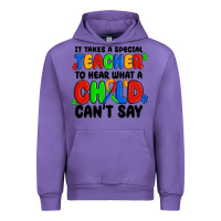 Tulip it takes a special teacher to hear what a child ca Urban Hoodie - MaliasSmallBusiness