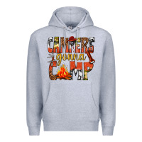 Heather Grey campers gonna camp western Premium Hoodie - texasbilliewilder