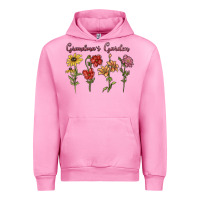 Fuchsia Pink grandma's garden Urban Hoodie - MaliasSmallBusiness