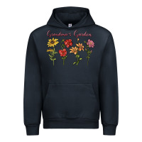 Navy grandma's garden Urban Hoodie - MaliasSmallBusiness
