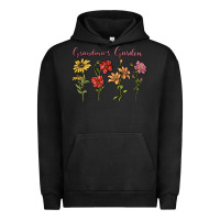 Pigment Black grandma's garden Urban Hoodie - MaliasSmallBusiness