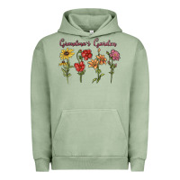 Pigment Oil Green grandma's garden Urban Hoodie - MaliasSmallBusiness