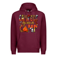 Burgundy campers gonna camp western Premium Hoodie - texasbilliewilder