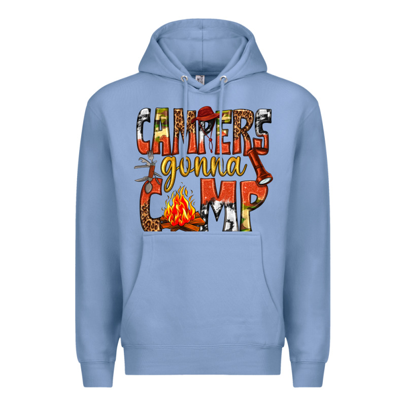 Campers Gonna Camp Western Premium Hoodie by texasbilliewilder | Teevron