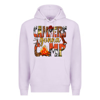 Lilac campers gonna camp western Premium Hoodie - texasbilliewilder